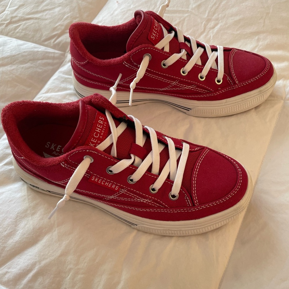 Skechers Red Sneakers Size 6